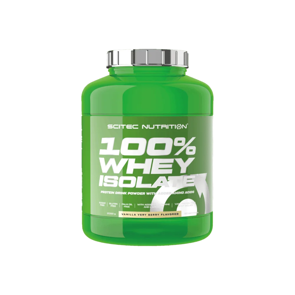 100% Whey Isolate - vanilla - verry berry 2000g