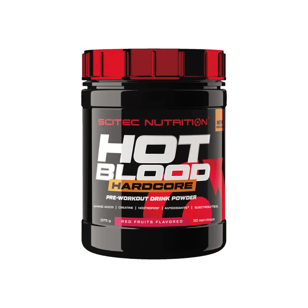 Hot Blood Hardcore Pre-Workout 375g Red Fruit
