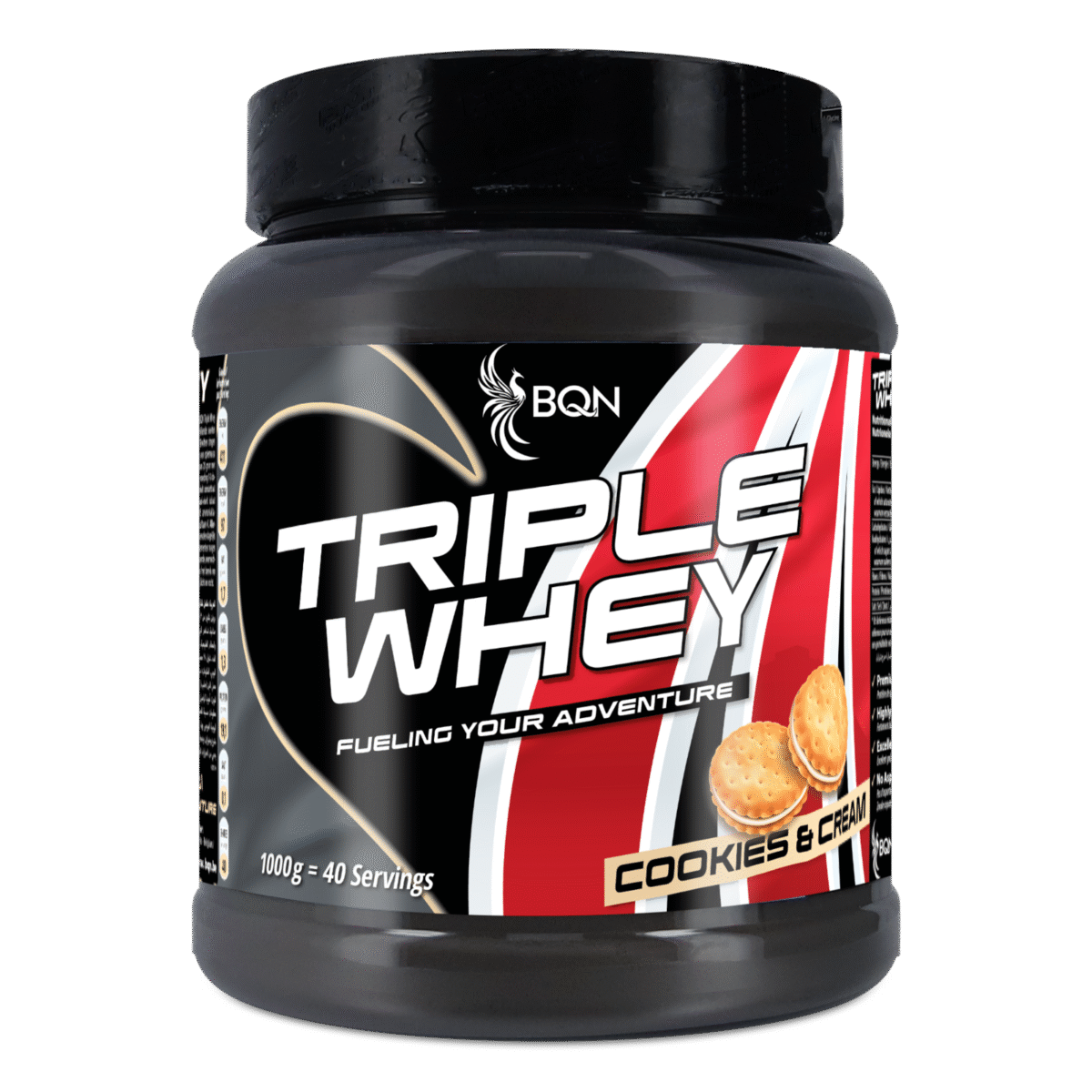 BQN Triple Whey Cookies & Cream 1600px BQN Triple Whey Cookies Cream 1600px